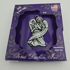 Gloria Duchin Ornament  Love Is Your Guide Believe in Angels